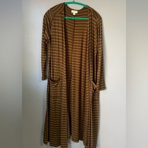 LuLaRoe brown duster